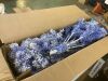 6' Snow Flocked Colorful Artificial Pine Christmas Tree w/ Foldable Metal Base - 2