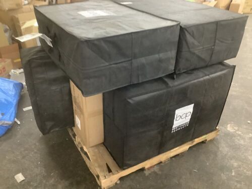 Lot of (5) Portable Mattress Toppers - Uninspected