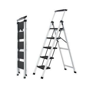 XinSunho 5 Step Ladder, Retractable Handgrip