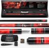 IgnatGames Premium Pool Cue Stick &ndash; 58" 2-Piece, 20oz Canadian Maple Cue with 12.5mm AirStrike Shaft, Premium Case & Accessories