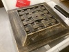 26lb Steel Square Patio Umbrella Base Stand, Basketweave Pattern - 3