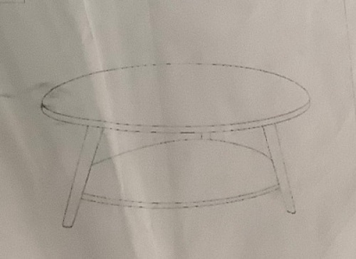 Coffee Table, Appears New, Sold as is
