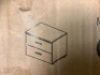 Woody Home 2 Drawer Side Table/Dresser, E-Commerce Return, Sold as is