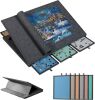Becko US 1500 Pieces Tilting Jigsaw Puzzle Board for Adjustable Angle up to 30&deg;, with 6 Felt Sorting Trays
