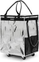 Reusable Grocery Bag on Wheels, Carries Up to 66 lbs