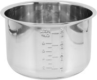 Pressure Cooker Inner Pot Replacement, 4.2 Quart Stainless Steel, 8.66" Diameter 5.19" High