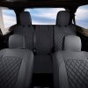 GIANT PANDA Jeep Wrangler 4 Door JL 2018-2026 Full Set Car Seat Covers for Sahara Sport Rubicon Unlimited Willys Without Rear Cup Holder