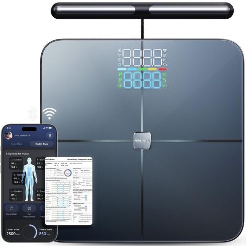 Amzmerit Smart Body Fat Scale with 8 Electrodes