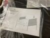 Homepop Pewter Gray Faux Leather Modern Metal Frame Accent Chair - 3