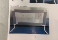 Bed Rail, Appears New, Sold as is