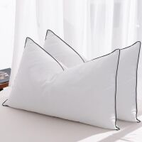 Mosluna Feather Down Pillows, Queen, 2 Pack