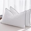Mosluna Feather Down Pillows, Queen, 2 Pack