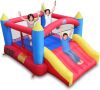 ACTION AIR Inflatable Bounce House Without Air Blower, 450W/0.6HP Blower Needed to Operate