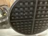 2400W Commercial Dual Waffle Iron, 550 ℉ Temperature and Timers - Gets Warm - 3