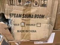 Single Steam Sauna Room, Appears New, Sold as is