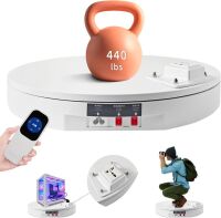 ComXim 19.7In Motorized Rotating Display Stand with Power Outlet