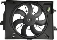 PartsFlow Radiator Cooling Fan Assembly for 2012-2015 Hyundai Accent/Veloster, 2012-2013 Kia Rio