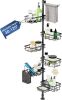 Shower Caddy Organizer Tension Pole, 30-120 Inch Adjustable