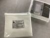 Lot of (2) LinenZone White Extra Wide Sheer Patio Door Curtain 102" x 84" - 3