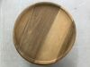 Lot of (5) Round Wooden Decorative Serving Tray 13.8 Inch - 3