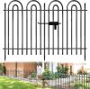 Decorative Garden Fence, 10 Panels, 42" x 21.6'