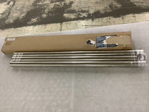 118" Stainless Metal Crossbar for Studio Backdrop Wall Mount System