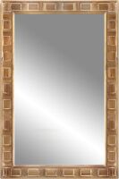 POZINO Rustic Wood Mirror, 24"X36"