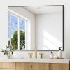 Black Wall Mount Mirror, 30" x 36"