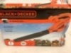 Black and Decker Leaf Blower, Appears new, Sold as is
