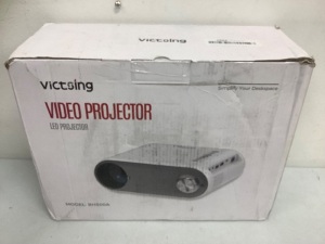 LED Video Projector, Appears new, Powers up, Sold as is