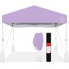 One-Person Setup Instant Pop Up Canopy w/ Case, 4 Weight Bags - 10x10ft