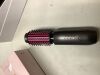 Mini Cordless Curling Iron Brush, Portable Hair Straightening Brush, Cordless Hair Curler Anti-Frizz with Negative Ions, 3-in-1 Crimper Hair Tool, Rechargeable Wave Curling Wand - Night Purple - 2