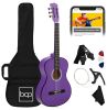 Beginner Acoustic Guitar Set w/ Case, Strap, Extra Strings - 38in