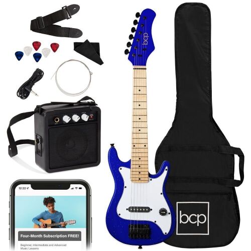 Kids Electric Guitar Beginner Starter Kit w/ 5W Amplifier - 30 in