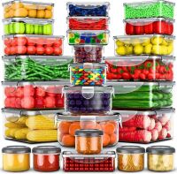 RockBerry 50 Pcs Food Storage Containers with Lids