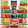 RockBerry 50 Pcs Food Storage Containers with Lids