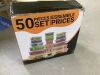 RockBerry 50 Pcs Food Storage Containers with Lids - 2