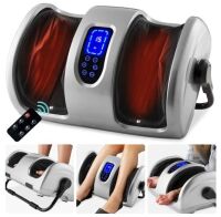 Reflexology Shiatsu Foot Massager w/ High-Intensity Rollers, Remote Control
