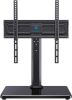 Universal Swivel TV Stand for 24-60 inch TVs up to 99 lbs, 12 Height Adjustable Table Top TV Stand, TV Base Stand with Tempered Glass Base, Max VESA 400x400mm