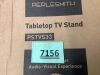 Universal Swivel TV Stand for 24-60 inch TVs up to 99 lbs, 12 Height Adjustable Table Top TV Stand, TV Base Stand with Tempered Glass Base, Max VESA 400x400mm - 4