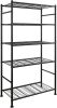 Storage Shelves - 5 Tier Shelf Organizer, Heavy Duty Garage Shelving Unit with Leveling Feet, Stable Metal Shelves Organizer for Pantry, Kitchen and Closet