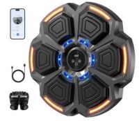 Music Boxing Machine for Adults,Bluetooth Smart Boxing Traineing Machine,Wall Target Punching Workout for Kids,Reflex Training Suitable for Home,Office,Gym,Fun Fitness Equipments