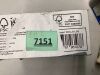 rollo Direct Thermal Shipping Labels - Pack of 500 4x6 Thermal Labels Fanfold - Perforated and Strong Adhesive - 4