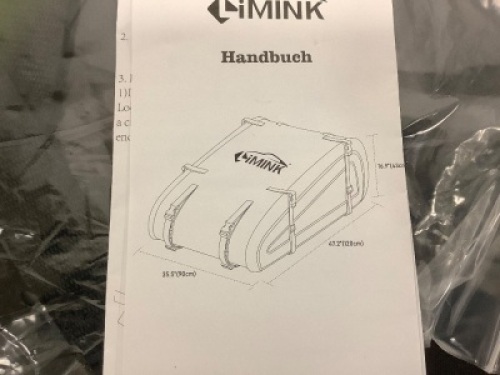 LIMINK Car Rooftop Cargo Carrier Bag, Appears New, Sold as is