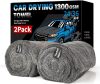 2 Pack XL Car Drying Towel &ndash; 1300GSM Ultra Absorbent Microfiber, Large Size, Twisted Loop, Lint-Free & Streak-Free for Auto Detailing, Car, SUV, Truck