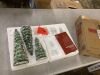 Set of 3 Pre-Lit Ceramic Tabletop Christmas Trees - 2