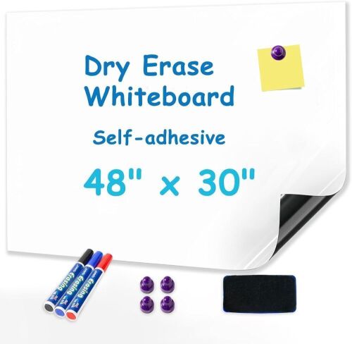 Magnetic Whiteboard Contact Paper 48" x 30"