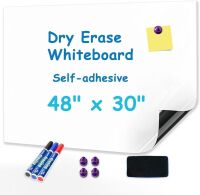 Magnetic Whiteboard Contact Paper 48" x 30"