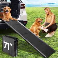 71''x 17'' Pet Ramp for Large Dogs with Anti-Slip Surface