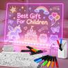Led Drawing Board with 13 Lighting Effects, 13.7"X10"